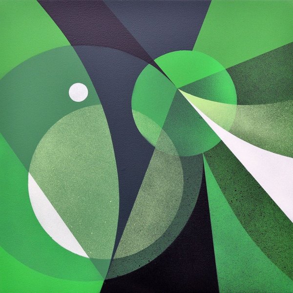 Абстрактная композиция из геометрических фигур