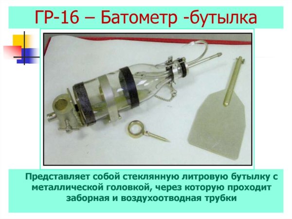 Батометр-бутылка на штанге гр-16м