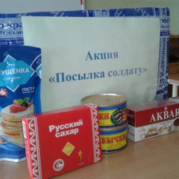 Акция посылка солдату в детском