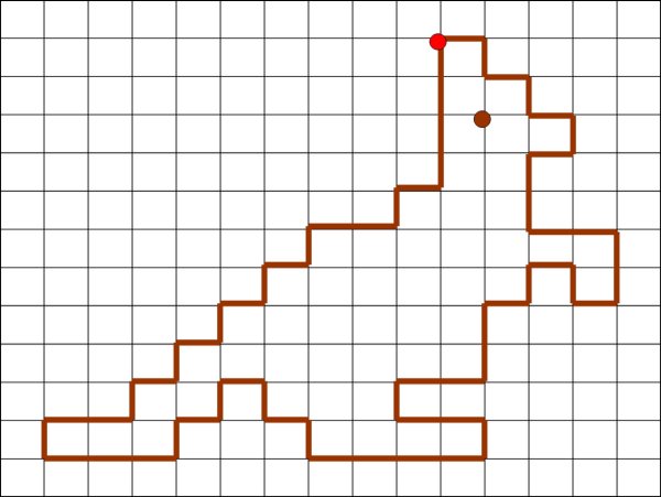Графическое рисование по клеткам