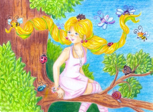 Асино лето иллюстрации