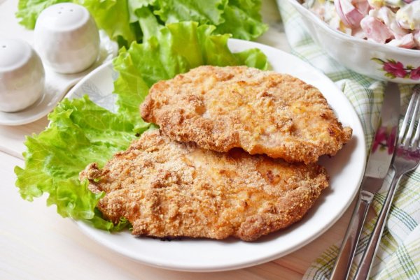 Шницель рубленый куриный