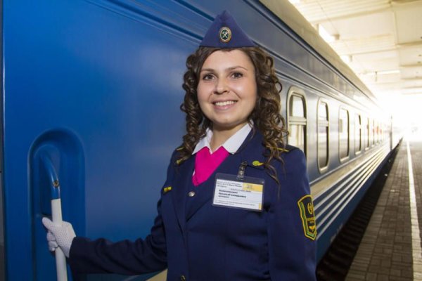 Проводница РЖД Елена Волкова