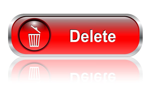 Delete надпись