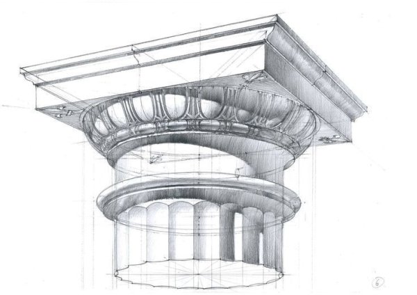 Капитель дорического ордера
