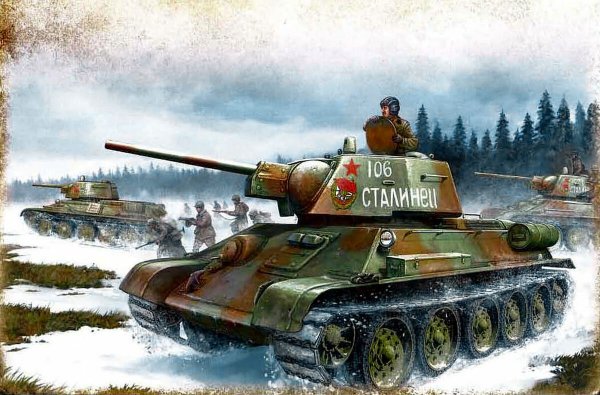 Танк т34 вторая мировая война