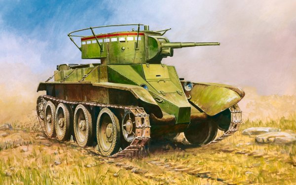 Сборная модель zvezda танк бт5