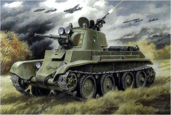 Танки СССР второй мировой БТ 7