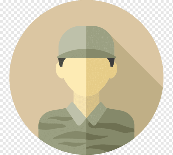 Лицо военного солдата арт