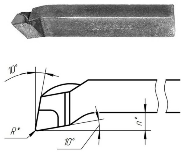 Углы заточки отрезного токарного резца по металлу