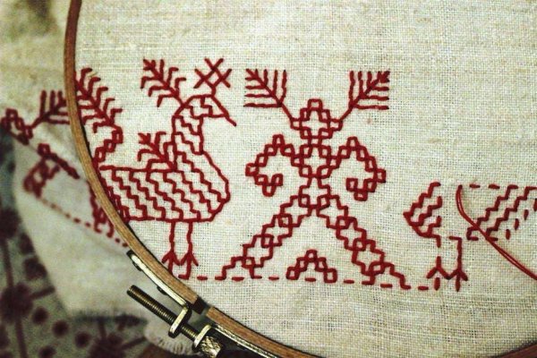 Обережная вышивка в древней Руси