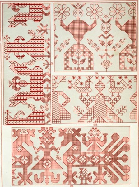 Маслова орнамент русской народной вышивки