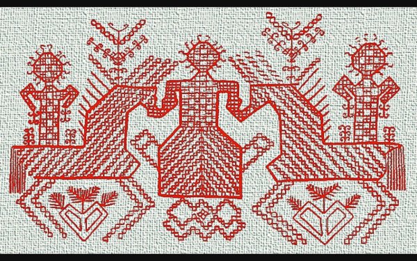 Макошь Славянская богиня вышивка