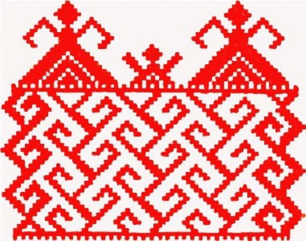 Славянский антропоморфный орнамент