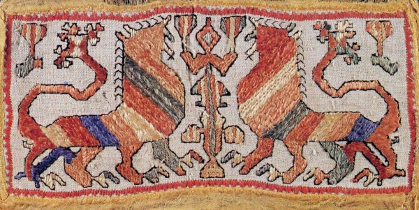 Русская народная вышивка Барсы