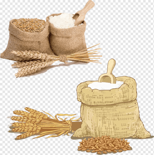 Пшеница в мешках