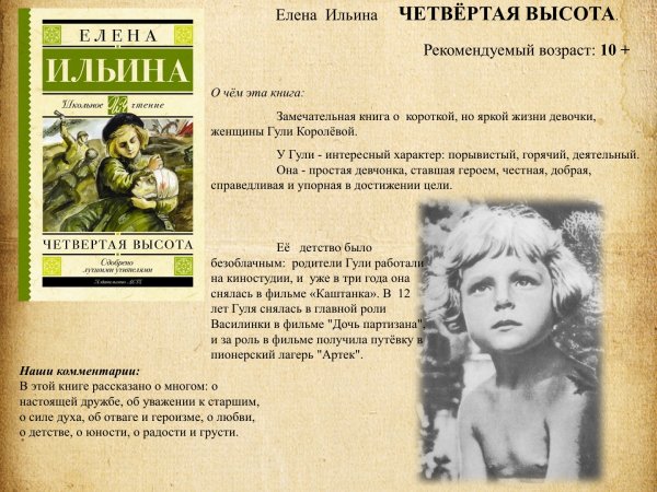 4 Высота Гули королевой книга