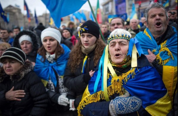 Украинцы на Майдане