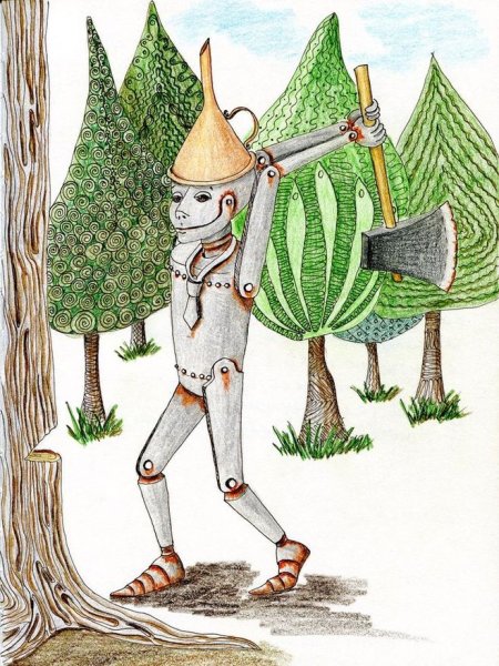 Волков волшебник изумрудного города Железный дровосек