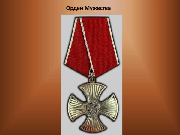 Орден Мужества Российской Федерации