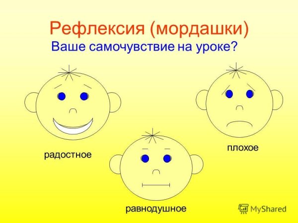 Карточки настроения для рефлексии