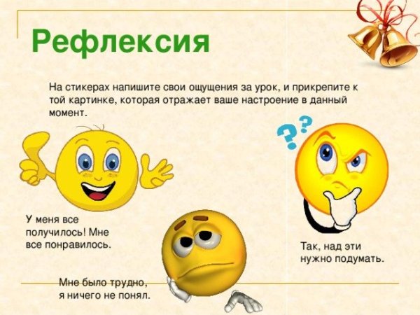 Рефлексия занятия