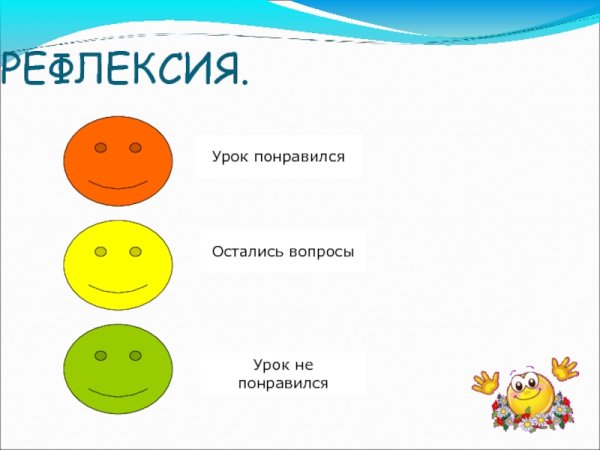Рефлексия ученика