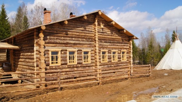 Традиционное жилище Коми Зырян
