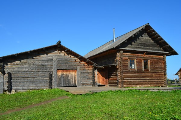 Традиционное жилище Коми Зырян