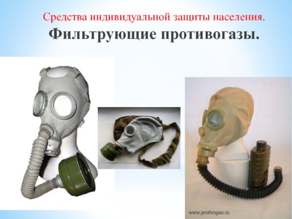 Фильтрующие противогазы ОБЖ 5 класс