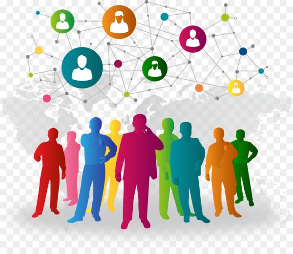 Силуэты людей разных возрастов