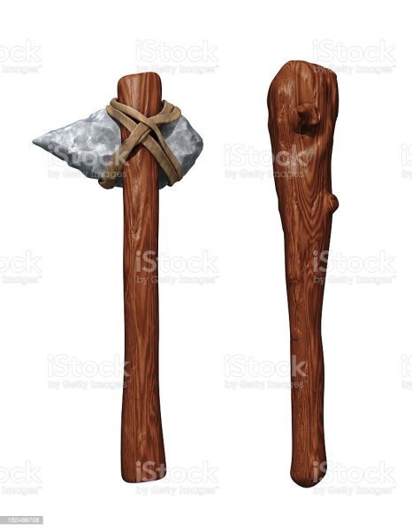 Первобытный каменный топор