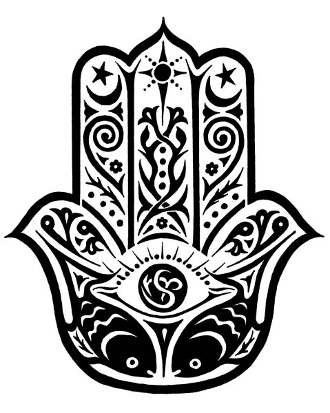 Еврейский знак Хамса
