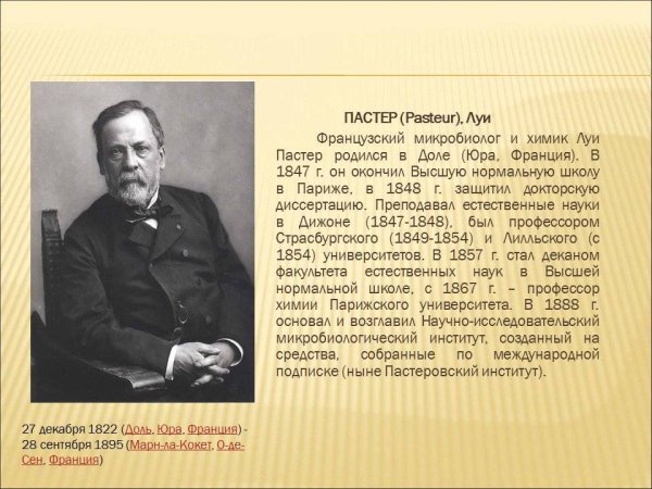 Год открытия микробиологии Луи Пастер