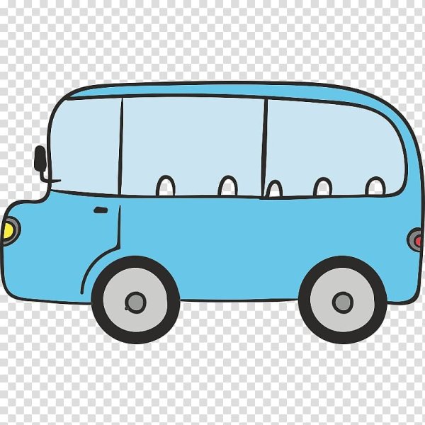 Автобус мультяшный