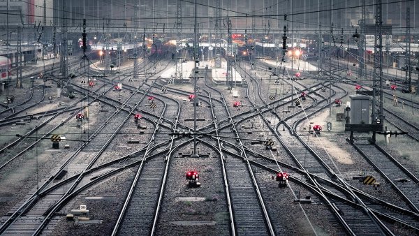 Сортировочная станция РЖД