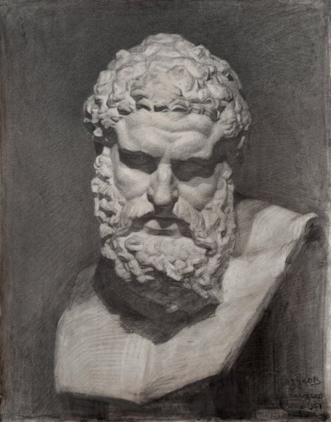 Геракл фигура Академический рисунок