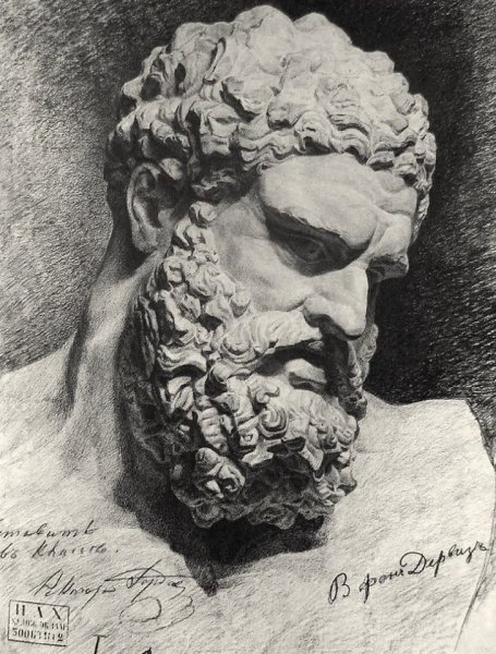 Геркулес Фарнезский статуя сзади