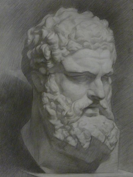 Геракл Фарнезе Академический рисунок