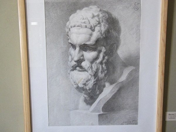 Геракл Фарнезский рисунок