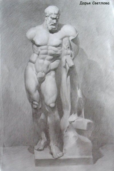 Геркулес Фарнезский анатомия