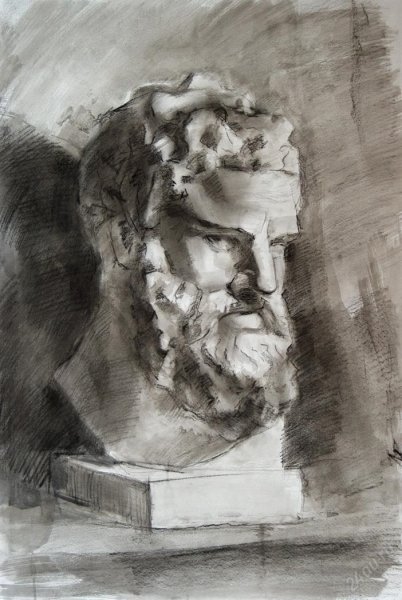 Геракл Фарнезе Академический рисунок