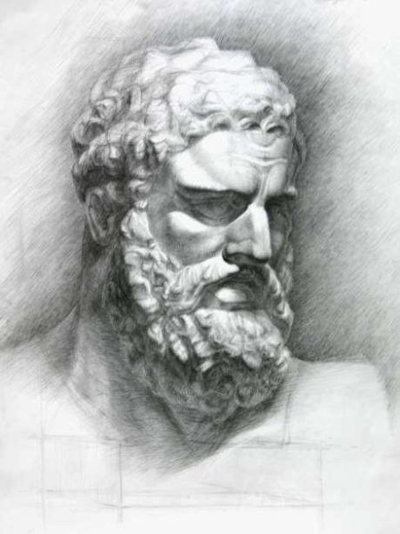 Геракл гипс фигура