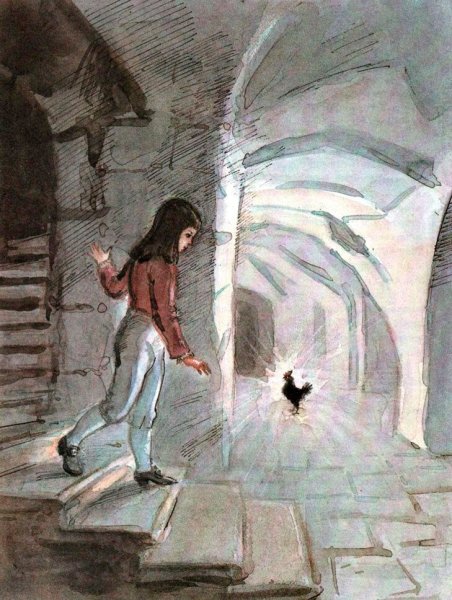 Антоний Погорельский чёрная курица или подземные жители рисунок