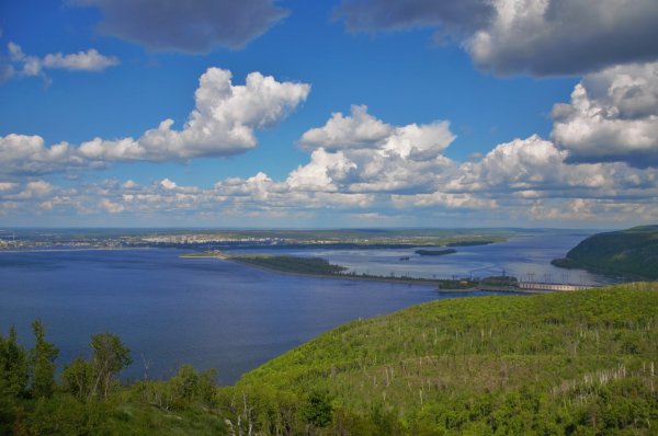 Волга река Тольятти