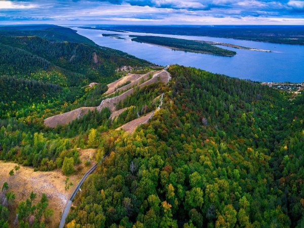 Самарская лука Самара гора Стрельная