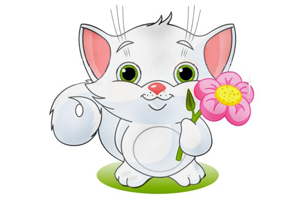 Котенок мультяшный