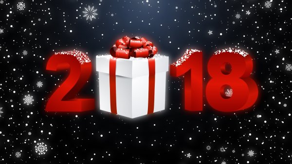 Новогодние обои 2018 на рабочий стол