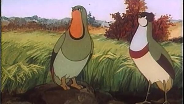 Оранжевое горлышко мультфильм