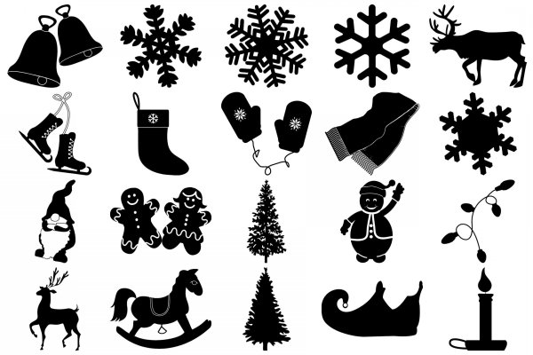 Новогодние силуэты